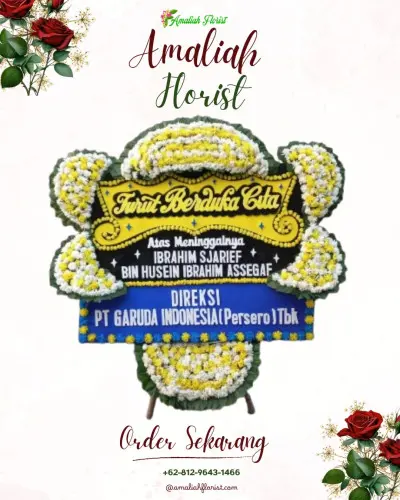 Papan Bunga Duka di Ciramagirang